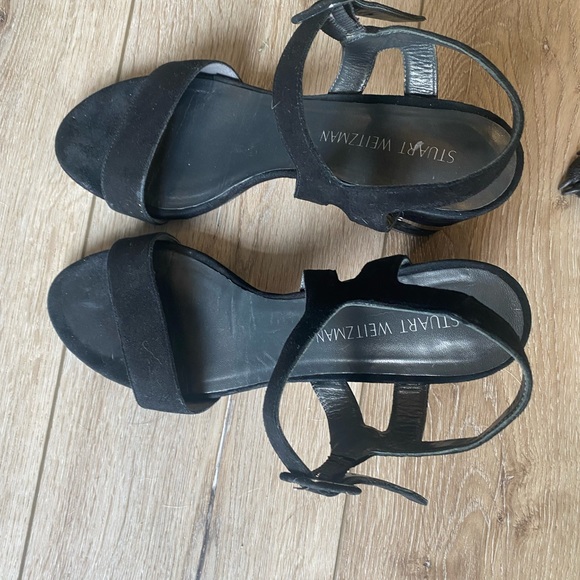 Stuart Weitzman suede bandeau sandals - Picture 6 of 12